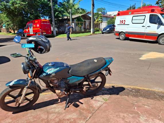 Colisão ocorreu próximo à estação rodoviária e mobilizou equipes de socorro na tarde desta sexta-feira (10)