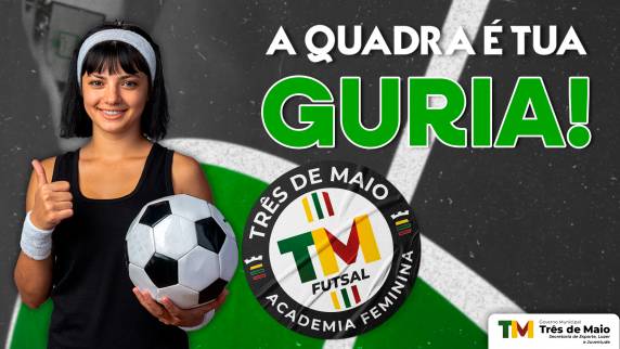 A Academia é voltada para meninas de 7 a 15 anos e tem como objetivo incentivar a prática esportiva