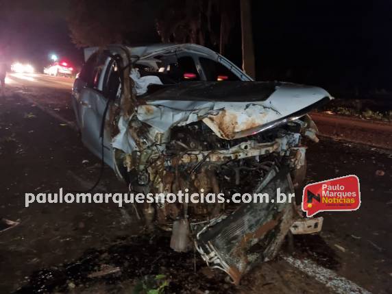 Acidente aconteceu no início da noite deste domingo (10), na localidade de Esquina Perthile; vítima foi socorrida pelos Bombeiros e encaminhada ao Hospital São Vicente de Paulo