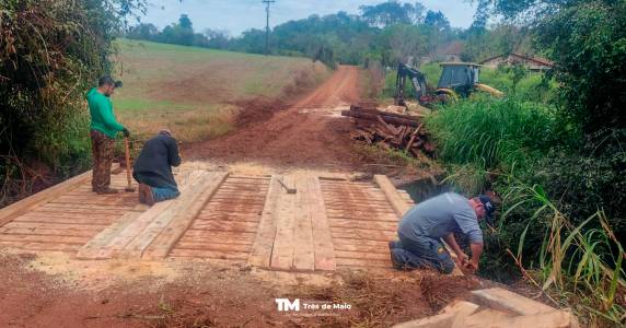 Melhorias garantem mais segurança e trafegabilidade no interior